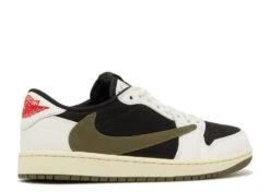 Travis Scott X Wmns Air Jordan 1 Retro Low OG 'Olive' -Footwear Store 3 20
