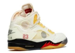 Off-White X Air Jordan 5 SP 'Sail' -Footwear Store 3 74
