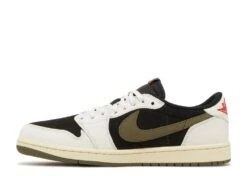 Travis Scott X Wmns Air Jordan 1 Retro Low OG 'Olive' -Footwear Store 4 20